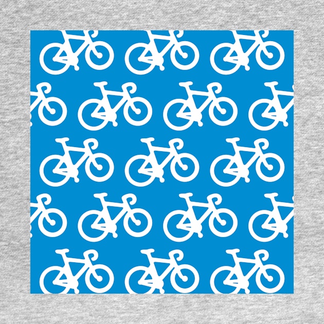 Blue Bikes Pattern by XOOXOO